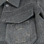 Trussardi Giubbino tinta unita con Bottoni Nero per Bambino TBA26034GC NERO TRUSSARDI 