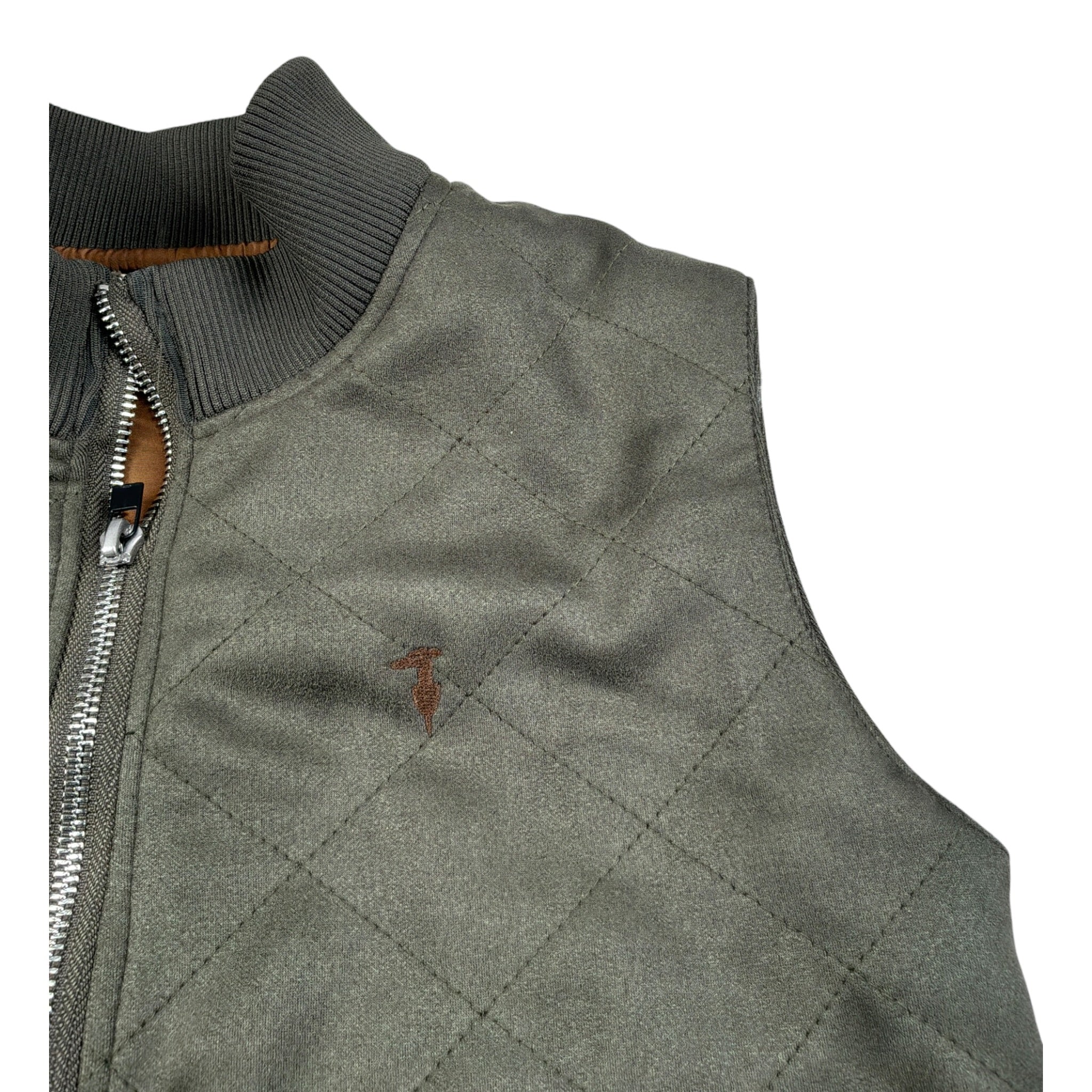 Trussardi Smanicato tinta unita con Zip Verde per Bambino TBA26045GT VERDE TRUSSARDI 