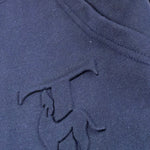 Trussardi Felpa tinta unita con Zip Blu per Bambino TBA26053FE BLU TRUSSARDI 