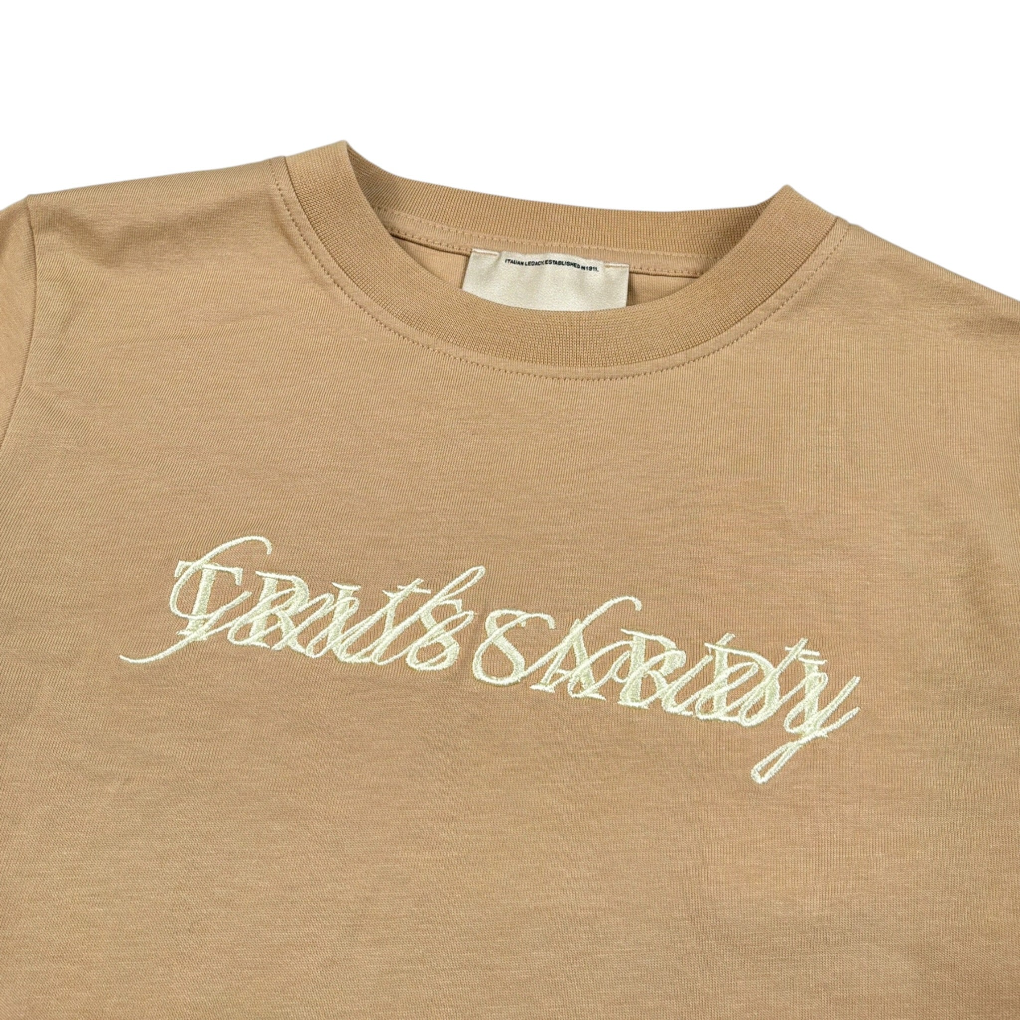 Trussardi Shirt Girocollo tinta unita con Stampa Beige per Bambino TBA26054TS BEIGE TRUSSARDI 