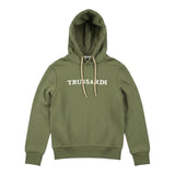 Trussardi Felpa tinta unita con Cappuccio E Stampa Verde per Bambino TBA26062FE VERDE TRUSSARDI 