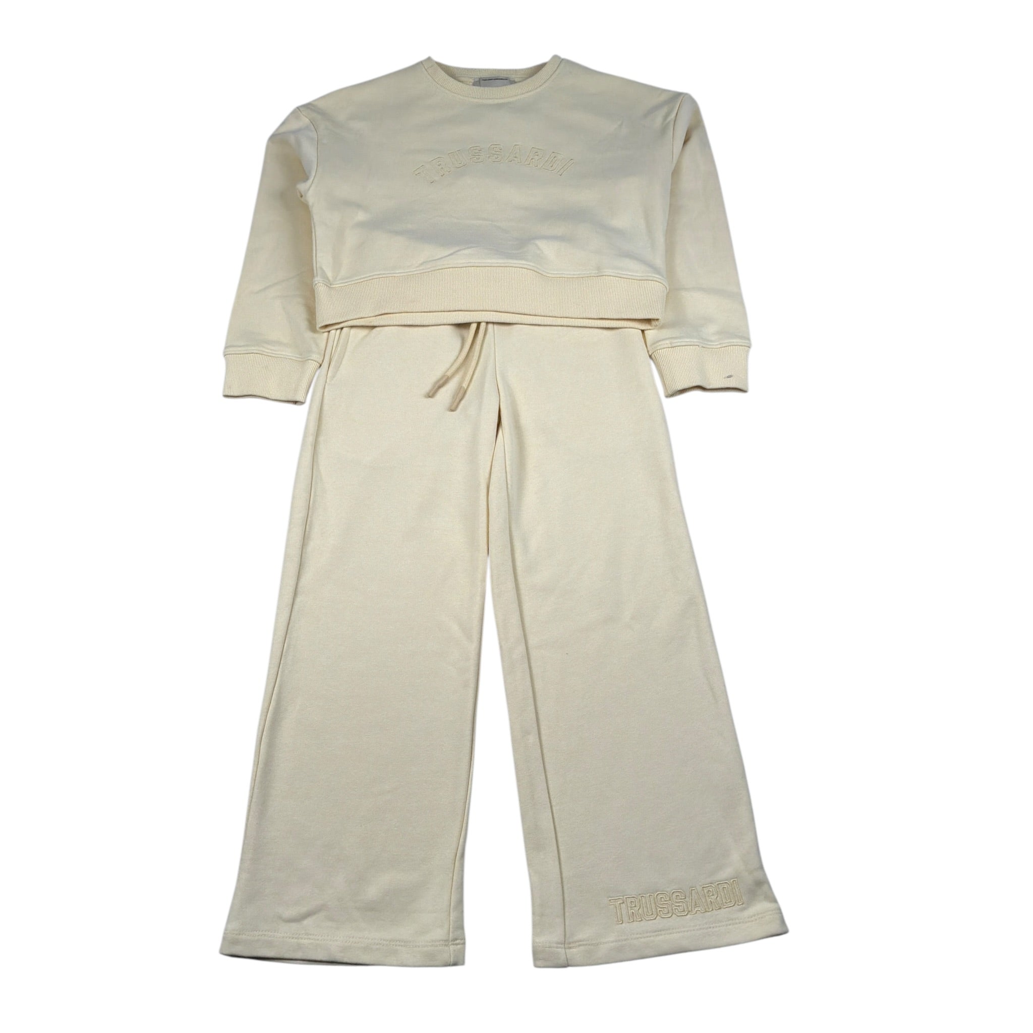 Trussardi Completo 2 Pezzi Felpa-Pantalone tinta unita Giallo per Bambina TGA26007CF GIALLO TRUSSARDI 