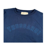 Trussardi Shirt Girocollo tinta unita con Logo Blu per Bambino TGA26008TS BLU TRUSSARDI 