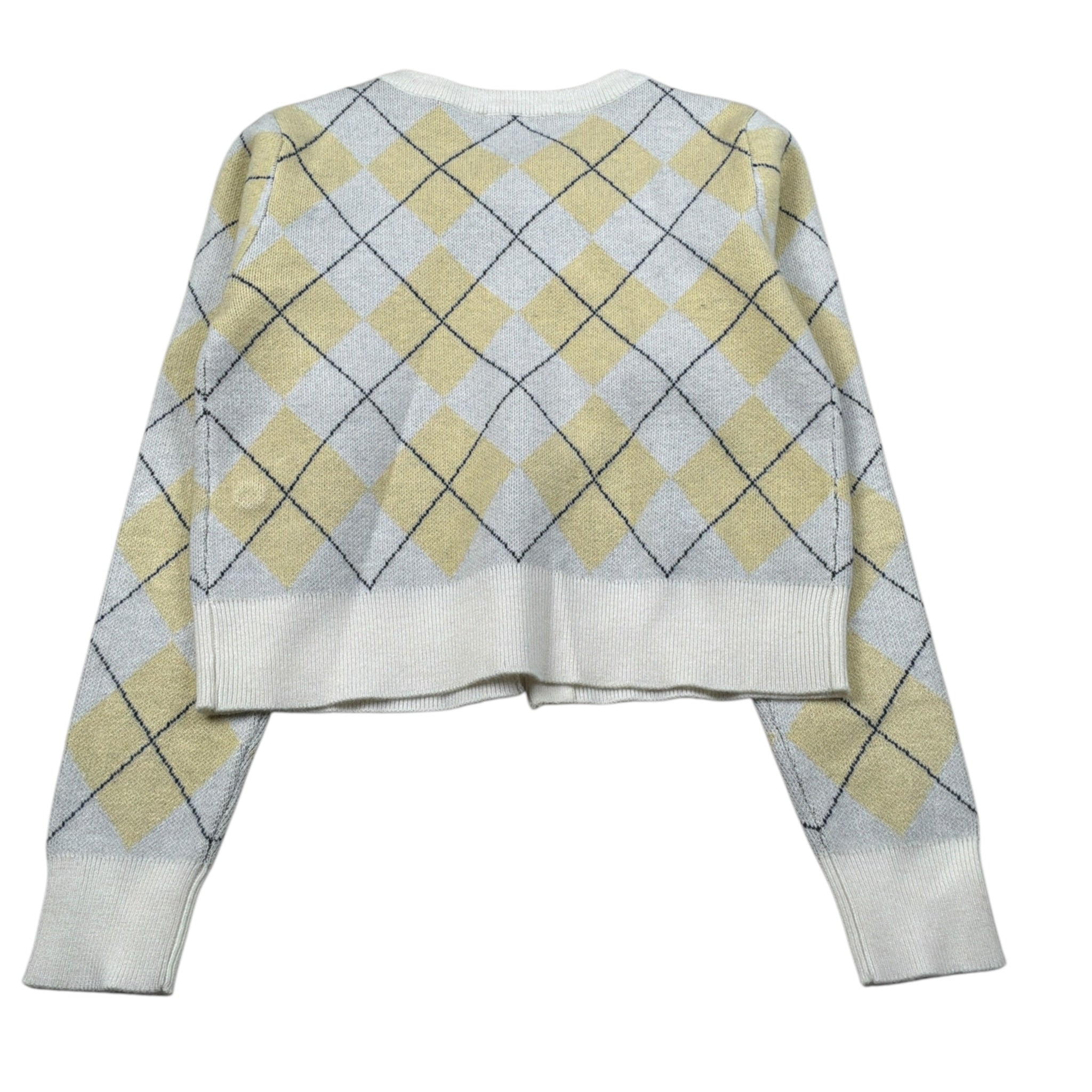 Trussardi Cardigan Stampa Fantasia Panna per Bambina TGA26012CD PANNA TRUSSARDI 