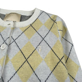Trussardi Cardigan Stampa Fantasia Panna per Bambina TGA26012CD PANNA TRUSSARDI 