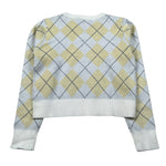 Trussardi Maglia Girocollo Fantasia Rombi Panna per Bambina TGA26016MA PANNA TRUSSARDI 