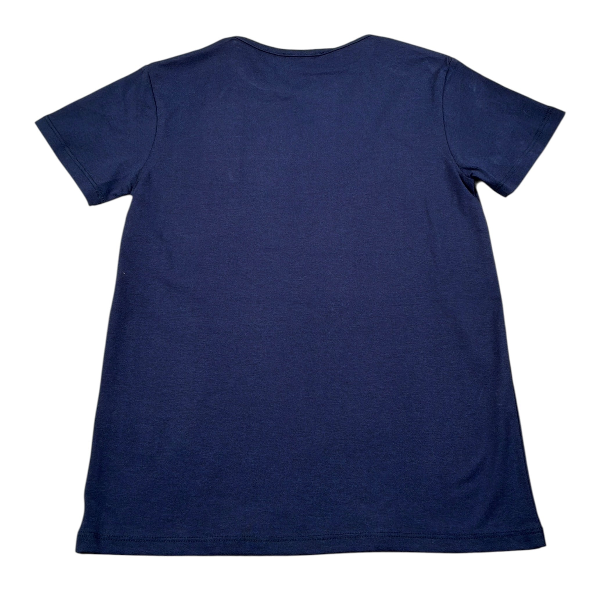 Trussardi T-Shirt Girocollo tinta unita con Logo Blu per Bambina TGA26021TS BLU TRUSSARDI 