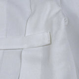Trussardi Camicia tinta unita con Balze Bianco per Bambina TGA26028CA BIANCO TRUSSARDI 