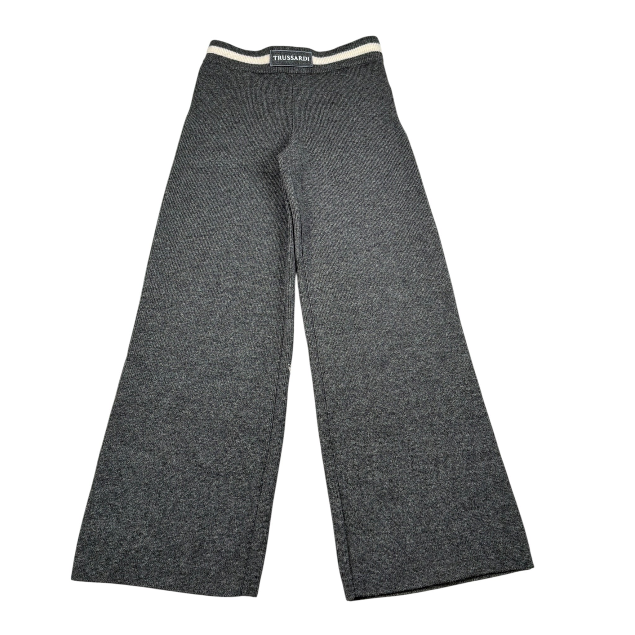 Trussardi Pantalone tinta unita Modello Palazzo Grigio per Bambina TGA26050LE GRIGIO TRUSSARDI 