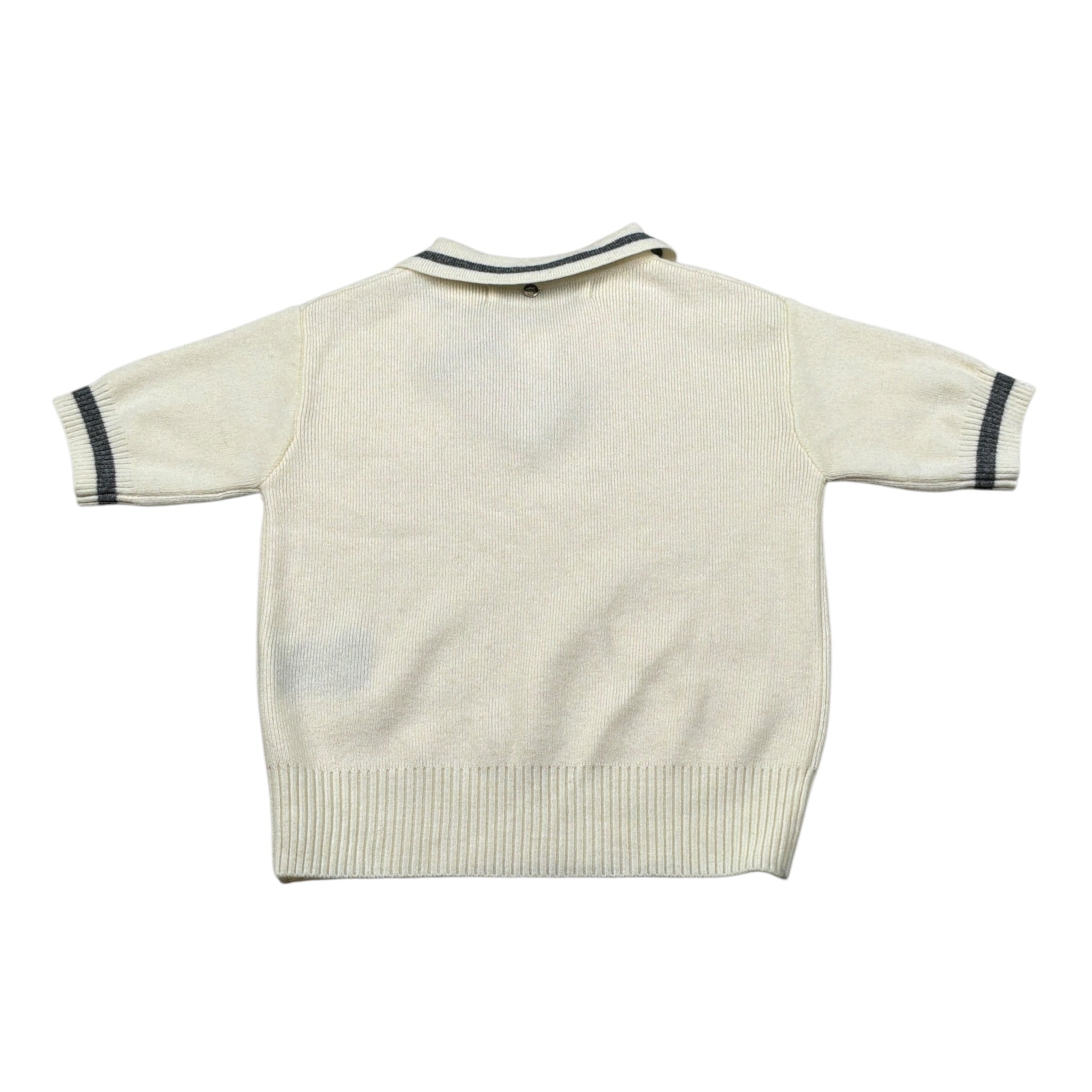 Trussardi Polo Mezza Manica tinta unita Panna per Bambino TGA26065PO PANNA TRUSSARDI 