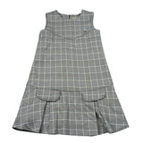 Trussardi Abito Giromanica Stampa Fantasia Grigio per Bambina TGA26066VE GRIGIO TRUSSARDI 