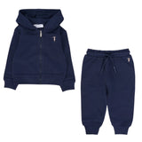 Trussardi Completo 2Pz Felpa-Pantalone tinta unita Blu per Neonato TIA25002CF BLU TRUSSARDI 