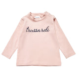 Trussardi Shirt tinta unita con Stampa Rosa per Bambina TIA25008TSJ ROSA TRUSSARDI 