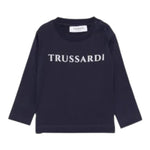 Trussardi Shirt tinta unita con Stampa Blu per Neonato TIA25017TS BLU TRUSSARDI 