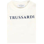 Trussardi Shirt tinta unita con Stampa Bianco per Neonato TIA25017TSXX BIANCO TRUSSARDI 