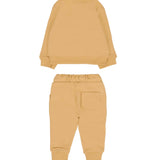 Trussardi Completo 2Pz Felpa con Zip-Pantalone Cammello per Neonato TIA25019CF CAMMELLO TRUSSARDI 
