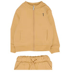 Trussardi Completo 2Pz Felpa con Zip-Pantalone Cammello per Neonato TIA25019CF CAMMELLO TRUSSARDI 