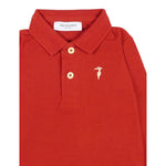 Trussardi Polo tinta unita Manica Lunga Arancione per Bambino TIA25022PO ARANCIONE TRUSSARDI 