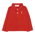 Trussardi Polo tinta unita Manica Lunga Arancione per Bambino TIA25022PO ARANCIONE TRUSSARDI 