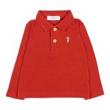 Trussardi Polo tinta unita Manica Lunga Arancione per Neonato TIA25022PON ARANCIONE TRUSSARDI 
