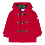 Trussardi Cappotto tinta unita con Cappuccio Rosso per Neonato TIA25038GB ROSSO TRUSSARDI 