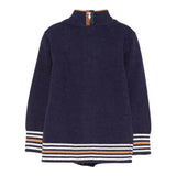Trussardi Cardigan tinta unita Mezzo Collo Blu per Neonato TIA25077MA BLU TRUSSARDI 