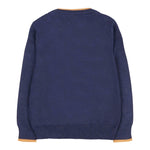 Trussardi Maglia Girocollo tinta unita con Taschino Blu per Neonato TIA25079MAX BLU TRUSSARDI 