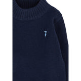Trussardi Maglia Collo Alto tinta unita Blu per Neonato TIA25109MA BLU TRUSSARDI 