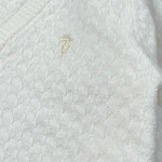Trussardi Cardigan tinta unita con Bottoni Bianco per Neonato TIA26002CD BIANCO TRUSSARDI 