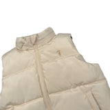 Trussardi Giubbino tinta unita con Zip Modello Smanicato Beige per Neonato TIA26011PI BEIGE TRUSSARDI 