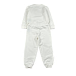 Trussardi Completo 2Pz Felpa-Pantalone tinta unita Bianco per Neonata TIA26028CF BIANCO TRUSSARDI 