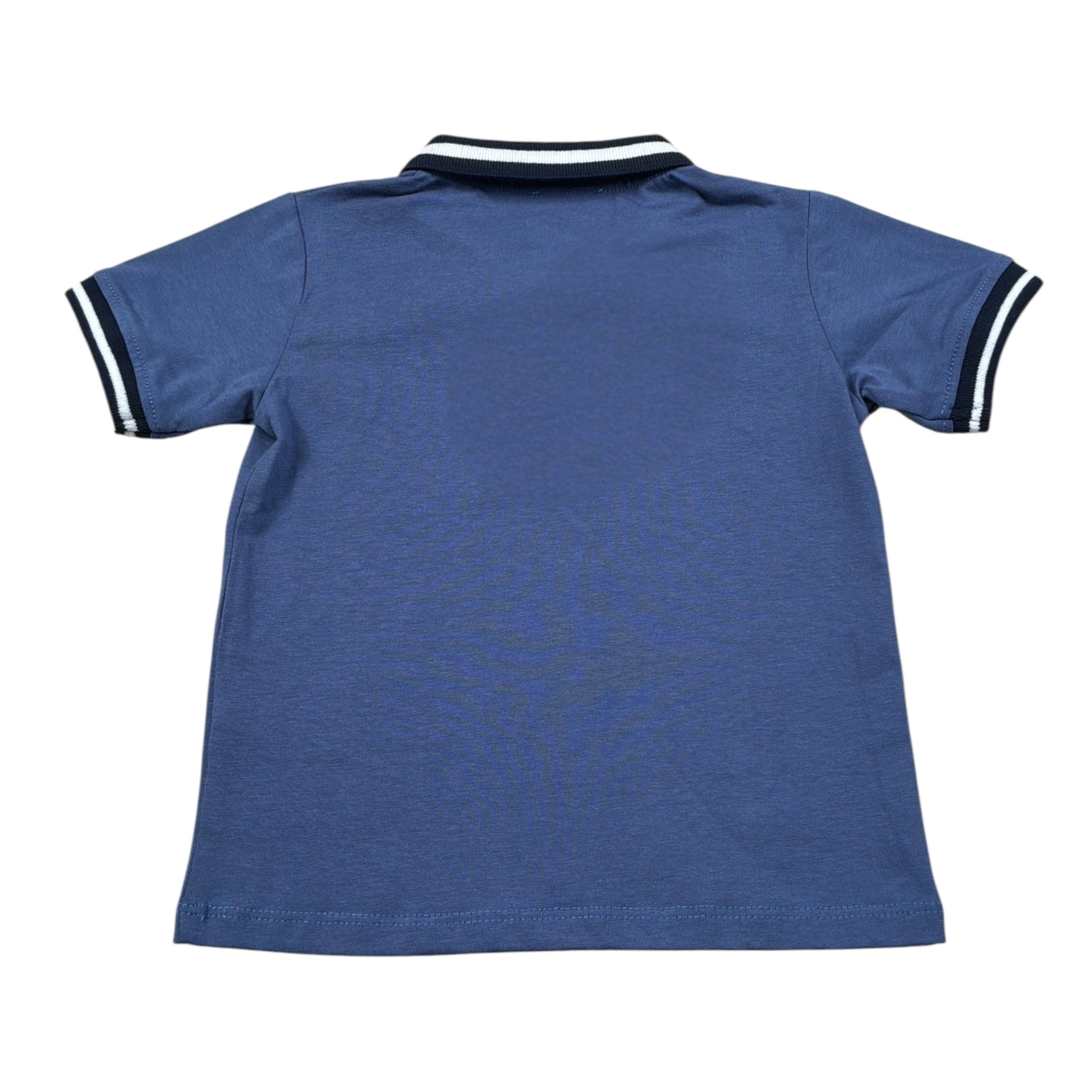 Trussardi Polo Mezza Manica tinta unita Blu per Neonato TIA2602PO BLU TRUSSARDI 