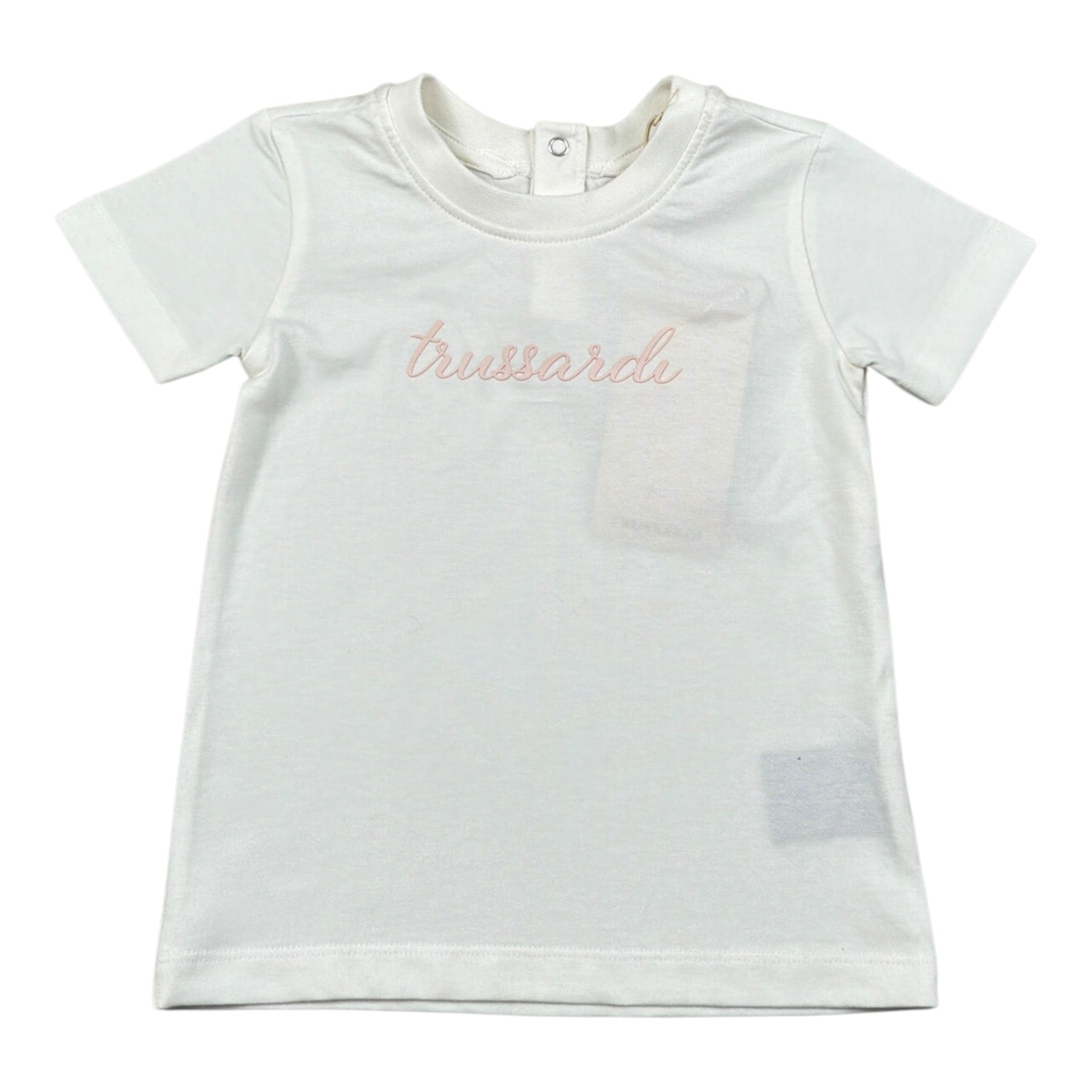 Trussardi T-Shirt tinta unita con Stampa Bianco per Neonata TIA26030TS BIANCO TRUSSARDI 