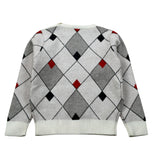 Trussardi Maglia Girocollo Stampa Fantasia Panna per Neonato TIA26052MA PANNA TRUSSARDI 