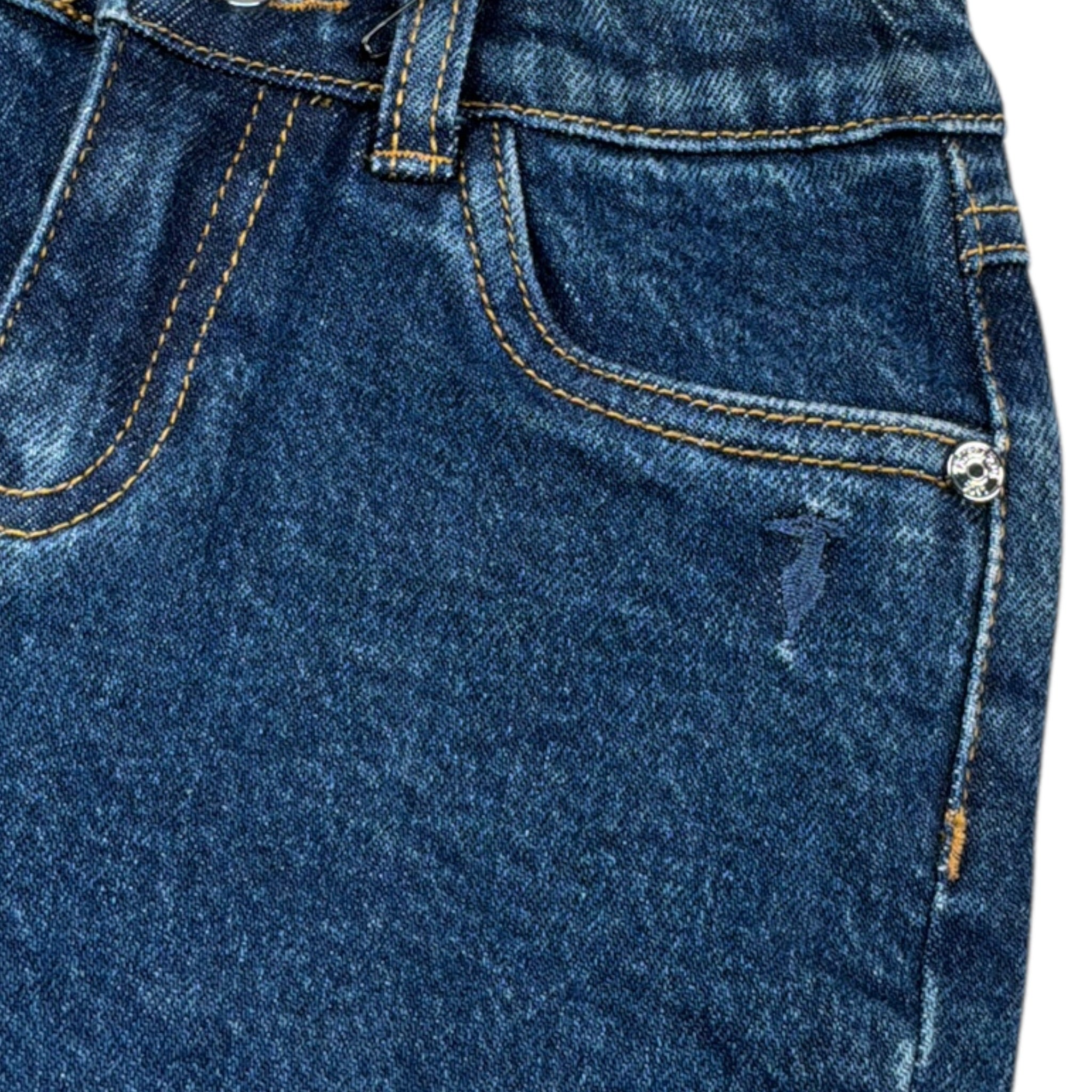 Trussardi Jeans tinta unita con Girovita Regolabile Blu per Neonato TIA26057JE BLU TRUSSARDI 