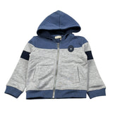 Trussardi Felpa con Zip E Cappuccio Grigio per Neonato TIA26058FE GRIGIO TRUSSARDI 