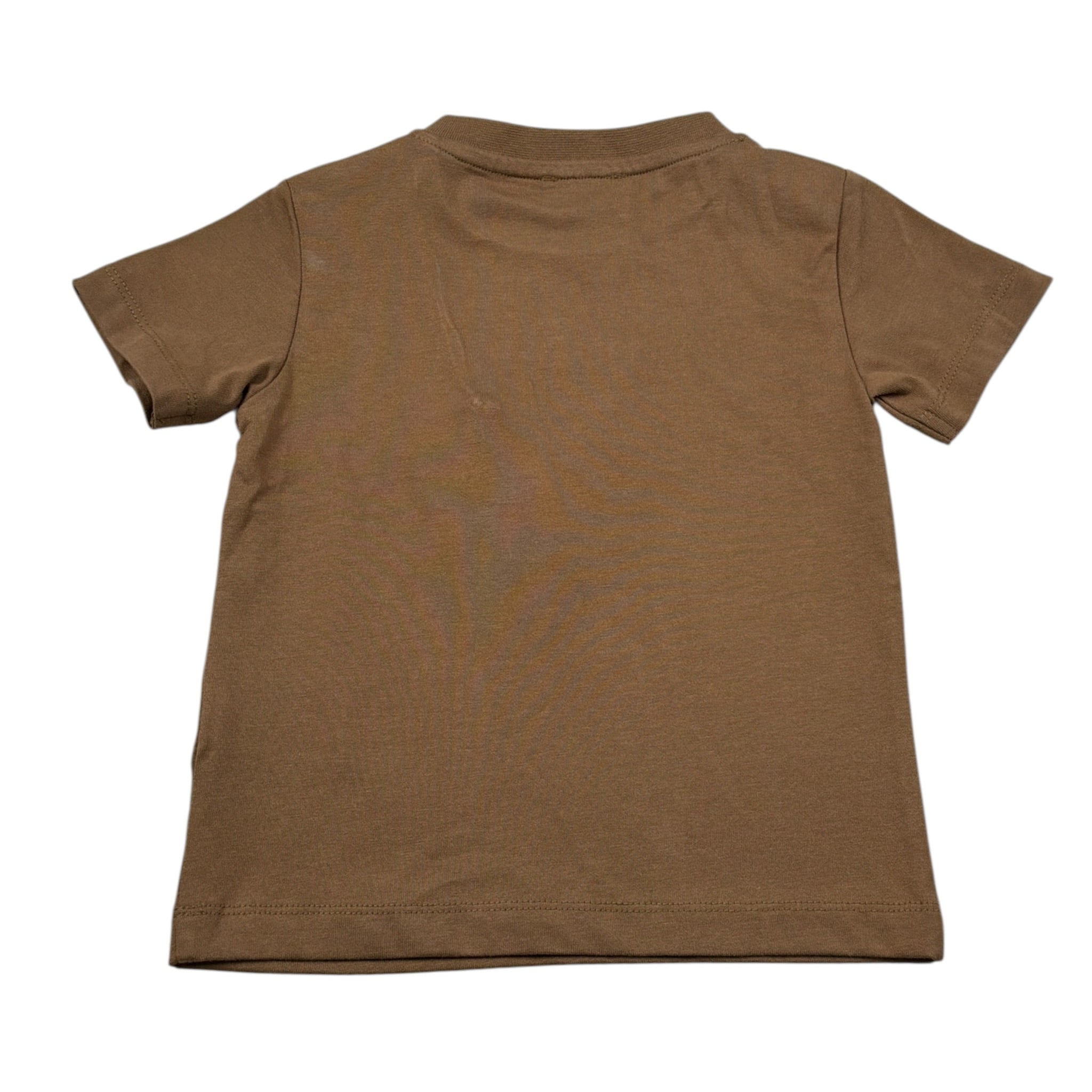 Trussardi T-Shirt Girocollo tinta unita con Logo Marrone per Neonato TIA26086TS MARRONE TRUSSARDI 