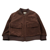 Trussardi Felpa con Zip tinta unita Marrone per Neonato TIA26106FE MARRONE TRUSSARDI 