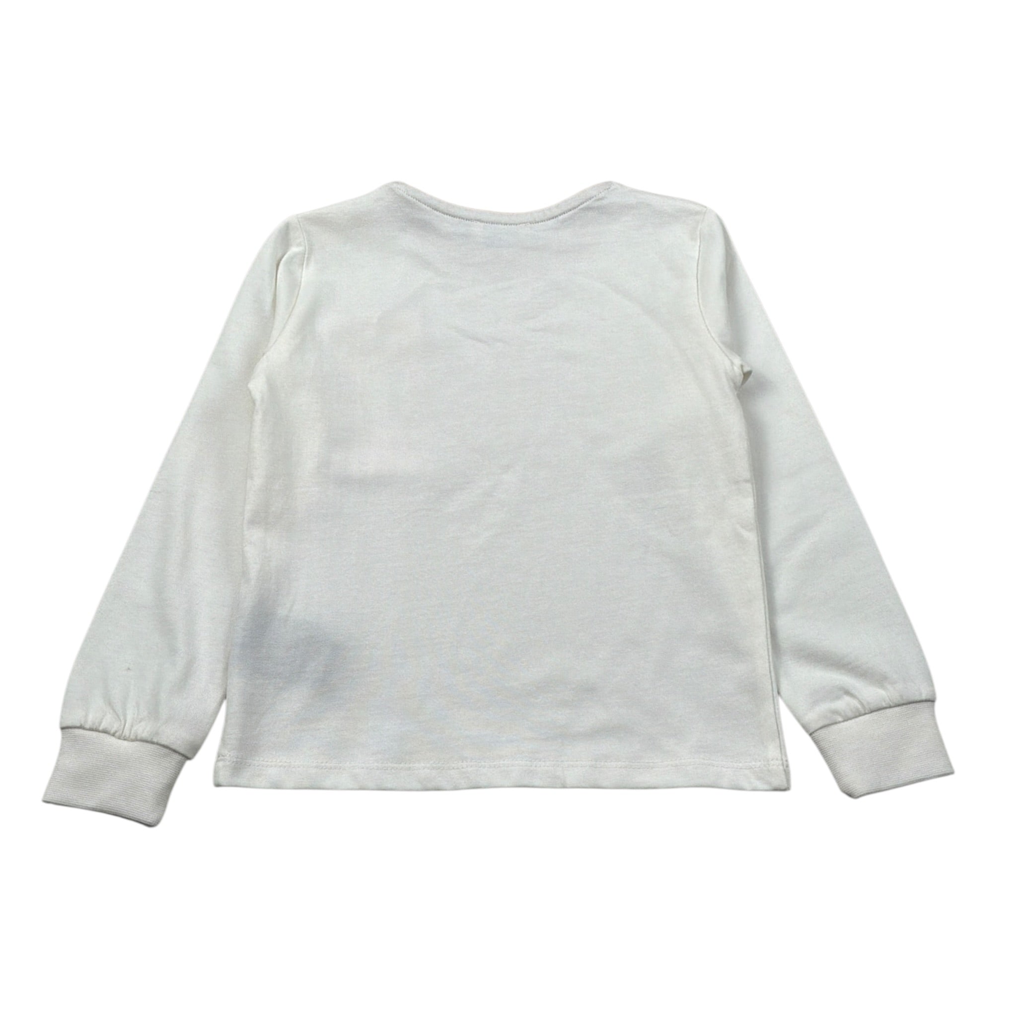 Trussardi Shirt Girocollo tinta unita con Logo Panna per Neonato TIA26122TS PANNA TRUSSARDI 