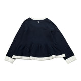 Trussardi Maglia tinta unita con Fiocco Blu per Neonata TIA26147MA BLU TRUSSARDI 