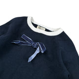 Trussardi Maglia tinta unita con Fiocco Blu per Neonata TIA26147MA BLU TRUSSARDI 