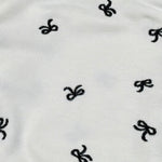 Trussardi Felpa tinta unita con Stampa Fiocchi Bianco per Neonata TIA26148FE BIANCO TRUSSARDI 
