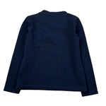 Trussardi Shirt tinta unita con Logo Blu per Neonata TIA26160TS BLU TRUSSARDI 