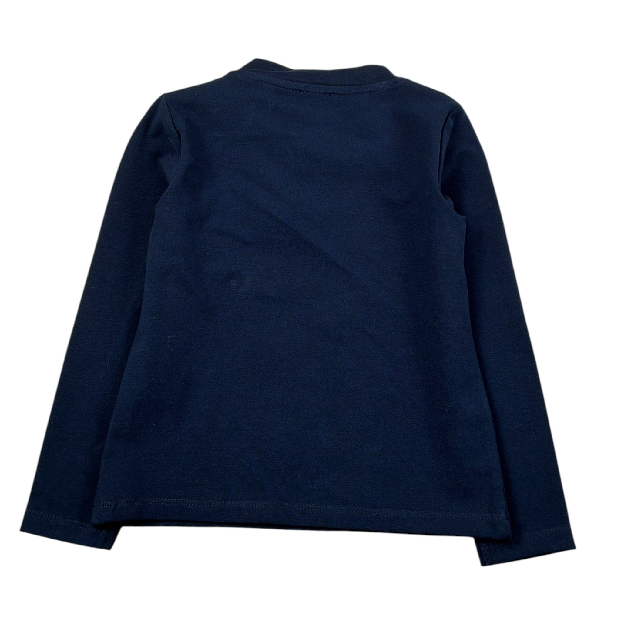 Trussardi Shirt tinta unita con Logo Blu per Neonata TIA26160TS BLU TRUSSARDI 
