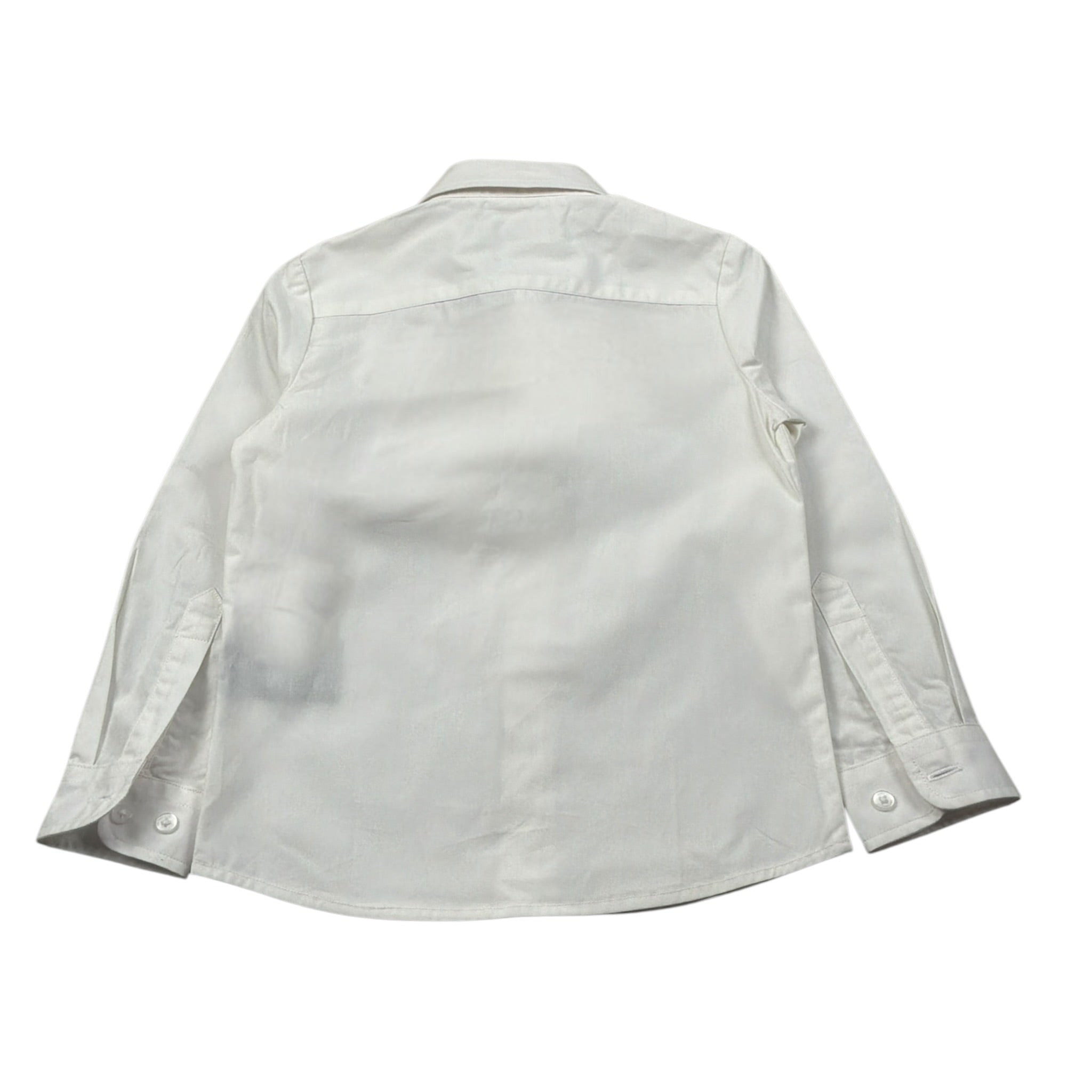 Trussardi Camicia Manica Lunga tinta unita con Logo Panna per Neonato TIA6016CA PANNA TRUSSARDI 
