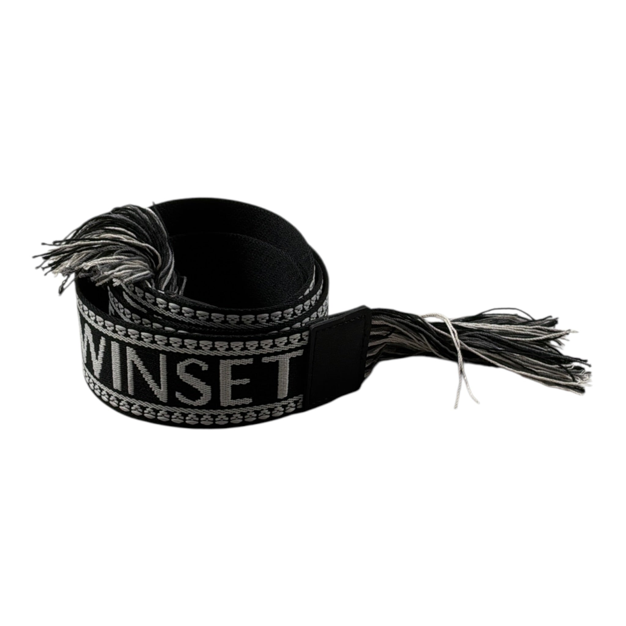 Twinset Cintura tinta unita con Logo Nero per Bambina 1526 NERO TWINSET 
