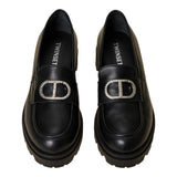 Twinset Mocassini tinta unita con Applicazione Nero per Bambina 232GCJ066 NERO TWINSET 