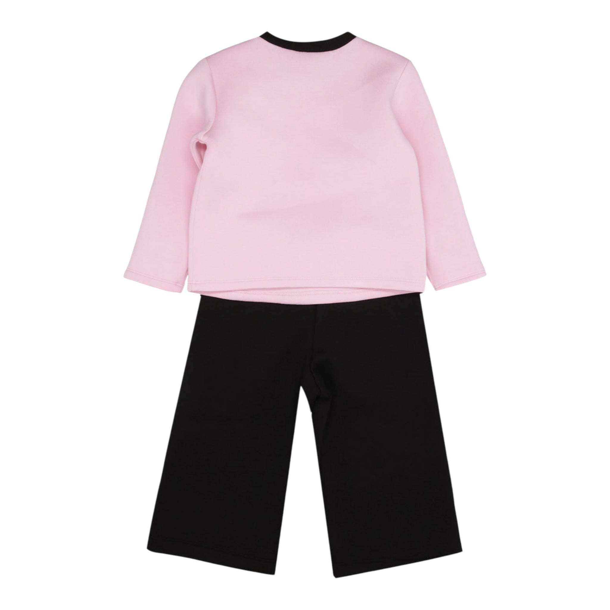 Twinset Completo 2Pz Maglia-Pantalone Bicolore Rosa/Nero per Bambina 242GJ2023 ROSA/NERO TWINSET 