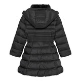 Twinset Giubbino tinta unita con Cappuccio Nero per Bambina 242GJ2320 NERO TWINSET 