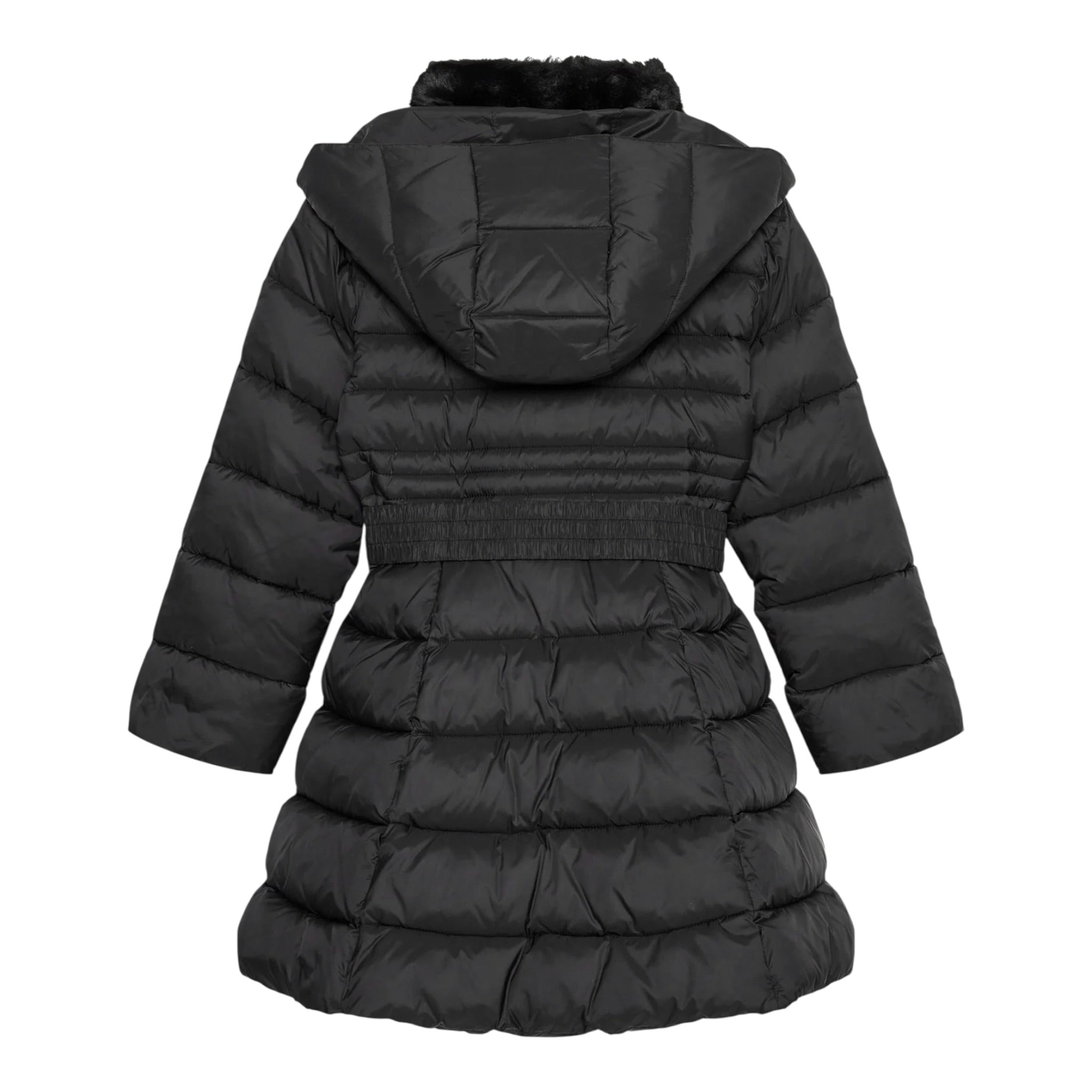 Twinset Giubbino tinta unita con Cappuccio Nero per Bambina 242GJ2320 NERO TWINSET 